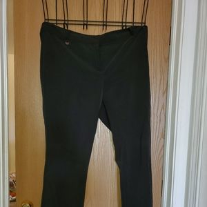 New York & Company Blackk Dress Pants 16 (Tall)